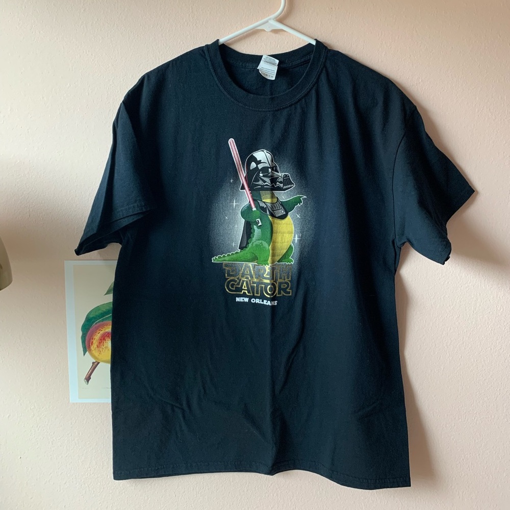 NWOT Star Wars Darth Gator New Orleans unisex oversized graphic tshirt size L